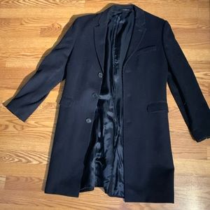 Long coat navy blue